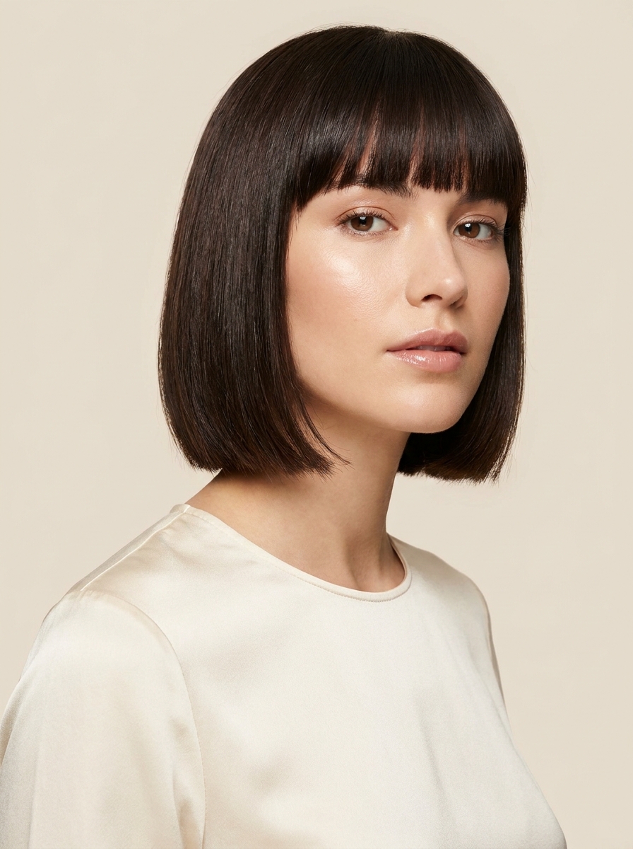 Sleeker Boy Bob als Kurzhaarfrisuren Inspiration 2026